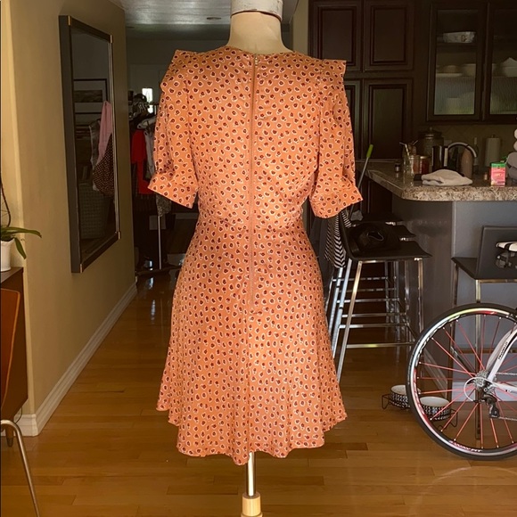 Louche floral puff sleeve dress - Picture 3 of 4